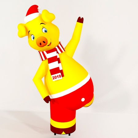 Надувная реклама и фигуры авторского дизайна