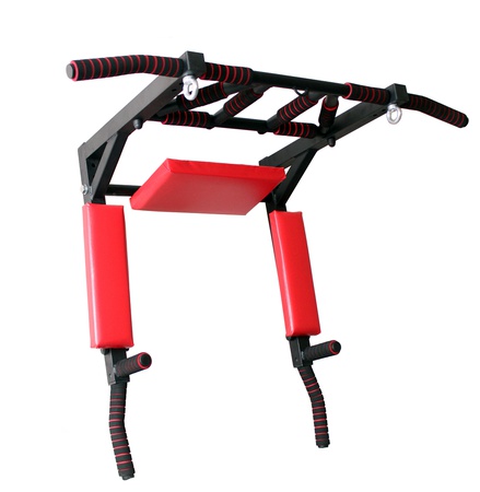 Турник Брусья Пресс 3 в 1 MDL разборный черный мультихват