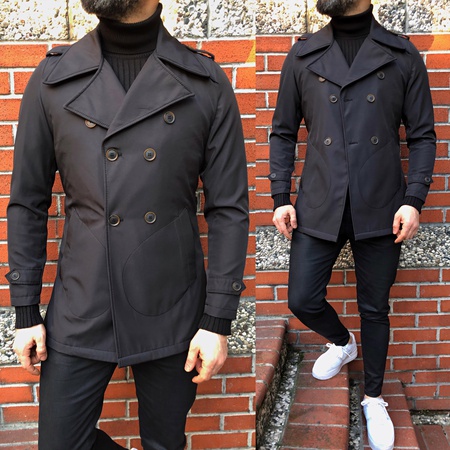 iga fashion erkek mevsimlik ceket trençkot