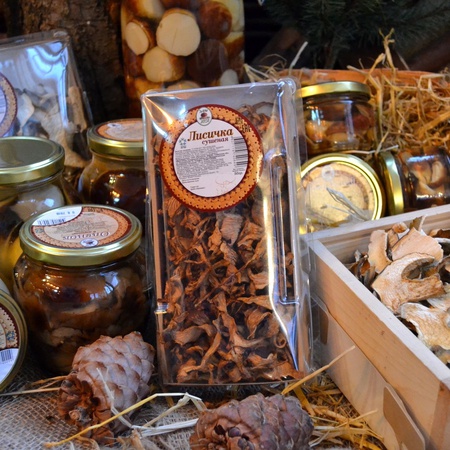 Грибы лисички сушеные из Сибири (ХМАО-ЮГРА)