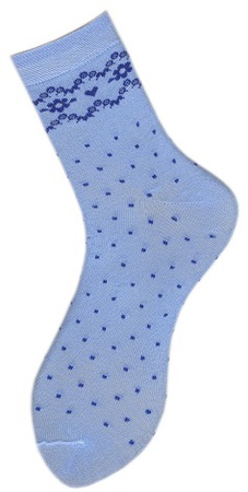 Носки женские (арт. 10с1) «ТочкиЦветочки»