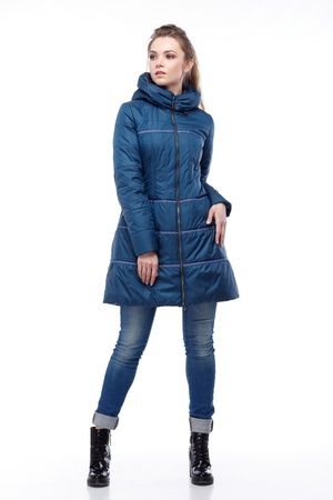 Пальто стеганое