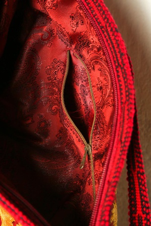 Красный клатч