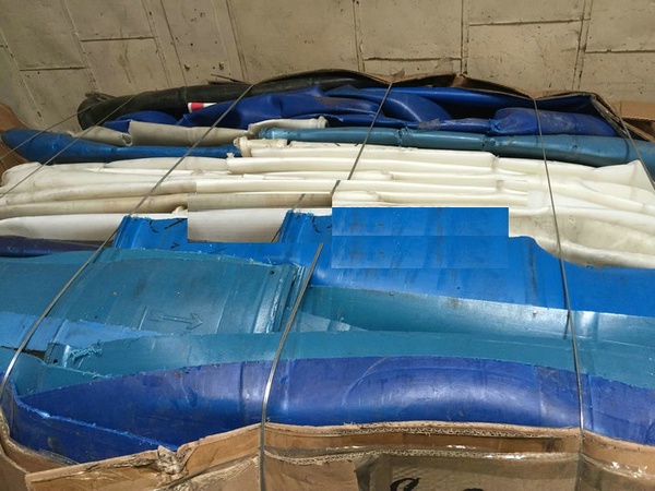 Продажа тюков барабанного лома HDPE и синего измельчения