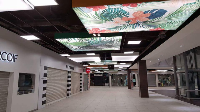 Light stretch ceilings