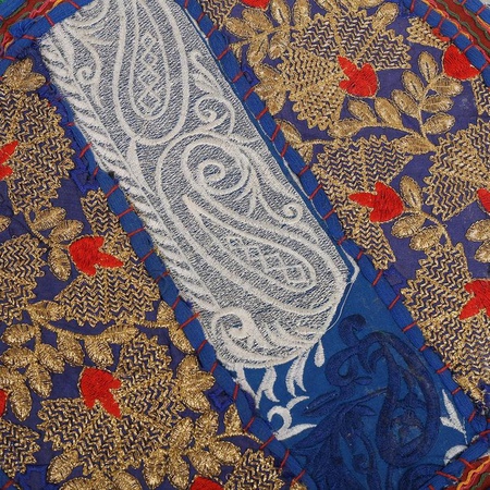 Напольный пуф "Boho Masala" Индийская напольная наволочка | подушки для сидения в богемном стиле | декор комнаты для медитации | нет входа