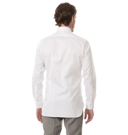 Белая рубашка из египетского хлопка Colletto Bianco 008362 SF