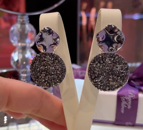 Серьги из кристаллов Swarovski