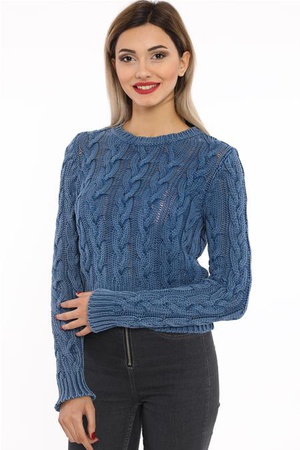 ЖЕНСКИЙ ВЯЗАННЫЙ СВИТЕР
