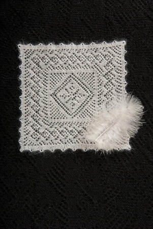 Souvenir downy spider web А 1515