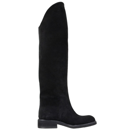 Женские ботфорты, натуральная замша <G903>