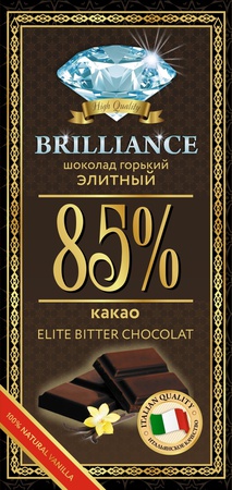 Çikolata &quot;Brilliance&quot; acı elit% 85, 50 gr