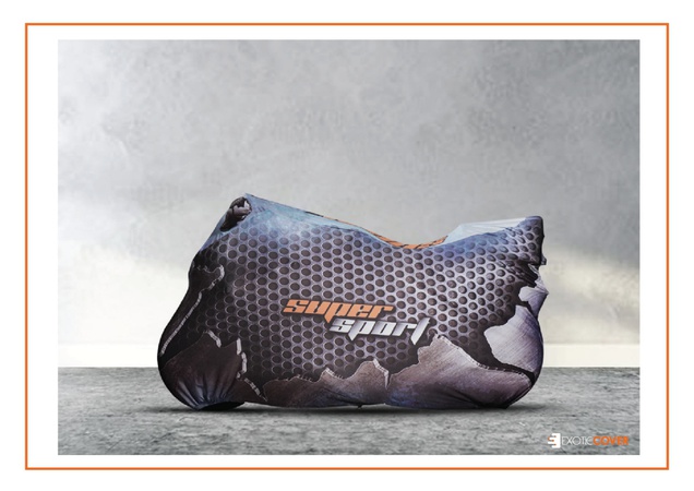 سباق القماش المشمع دراجة نارية نموذج