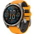 Best Sales New Sealed Garmin fenix 8 AMOLED Sapphire GPS Smartwatch 47mm Titanium Orange