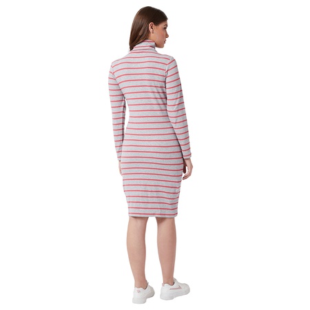 ÖRME YÜKSEK YAKA ELBİSE