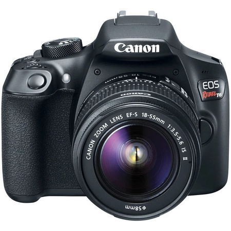 Canon EOS Rebel T6 18.0 MP Digital SLR - Black New