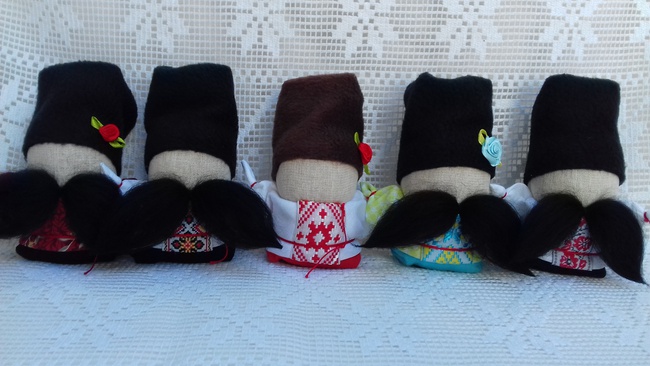 Подарок-оберег для мужчин в дом "Богач" Кукла-мотанка. Handmade.