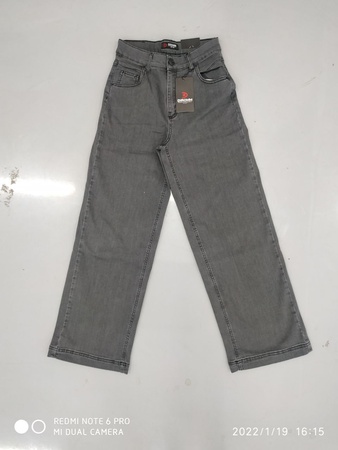 Женские полу классические джинсовые брюки