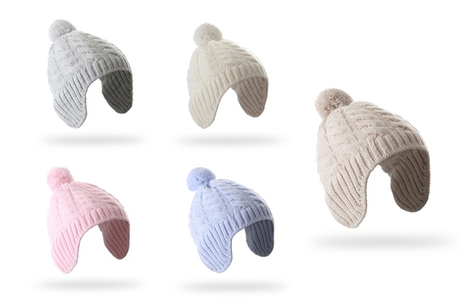 Вязаная Ушастая шапочка