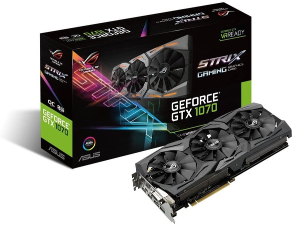 ASUS ROG Strix GeForce GTX 1070 8 GB GDDR5 Grafikkarte