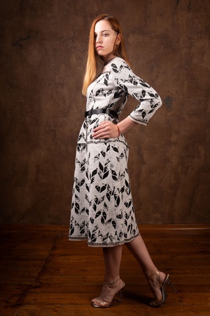 *220-8022 Платье Кинопанорама