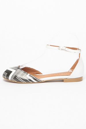 Черно-белые сандалии sa015