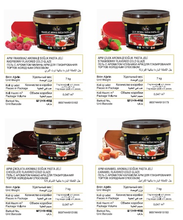 APM AROMALI JÖLELER FLAVORED COLD GLAZE (7 KG)