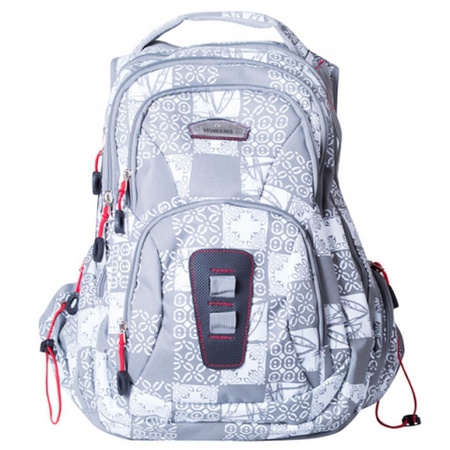 Рюкзак МК-С5028 Цвет: серый с красным