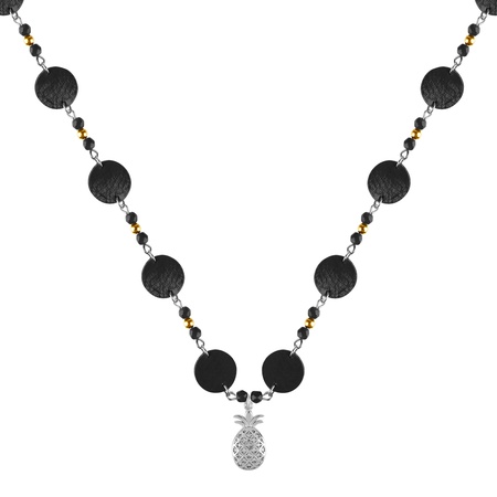 W-K-ZR-103 Deri bileklik, kolye,küpe kombin