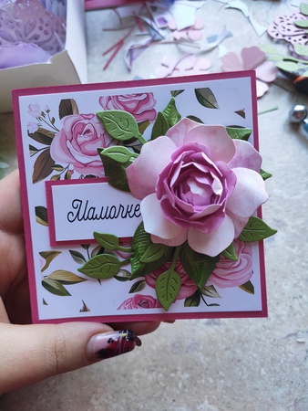 Открытки ручной работы 10*10