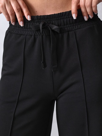 Брюки палаццо широкие на резинке