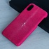 The iPhone X case is crafted from stingray leather