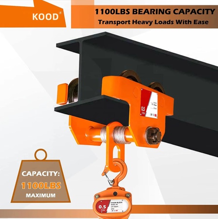 Handfahrwerk für Kettenzug Laufkatze für I-Träger für manuelle und elektrische Hebezeuge OEM