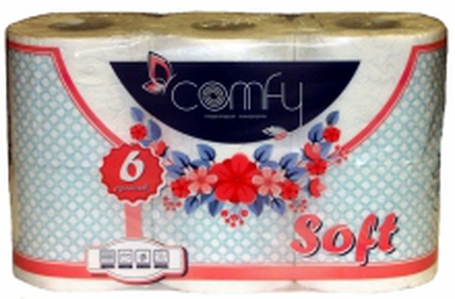 &quot;Comfy Soft&quot; tuvalet kağıdı 6 rulo