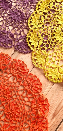 Crochet napkin