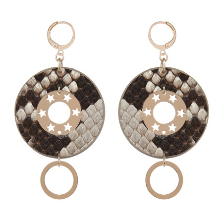 W-121SN Yılan Derisi Küpe