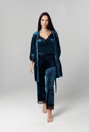 Пижама  велюровая 4в1