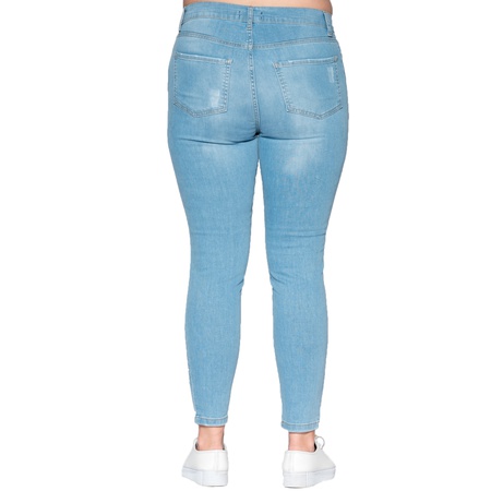 İnci Detaylı Kot Pantolon