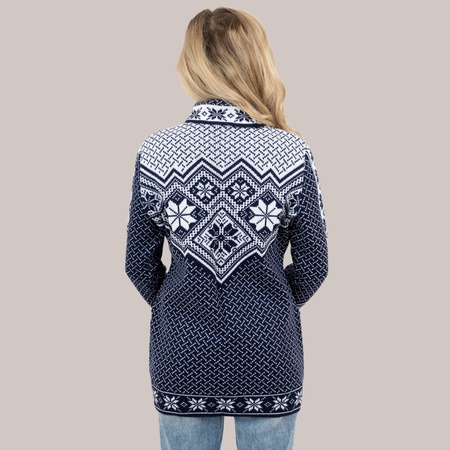 女式束腰外衣芬兰蓝