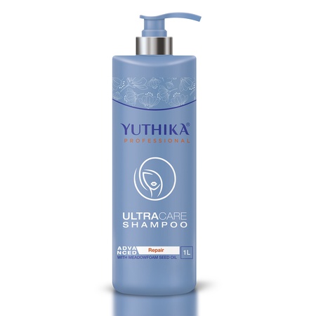 Yuthika Professional Shampoo for Women & Men With Meadfoam Seed Oil, For Weak, Dry and Frizzy Hair, All Hair Types, (1 ltr)
