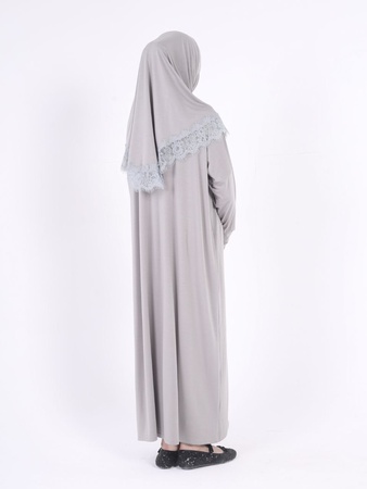 Платье с платком кружева детское