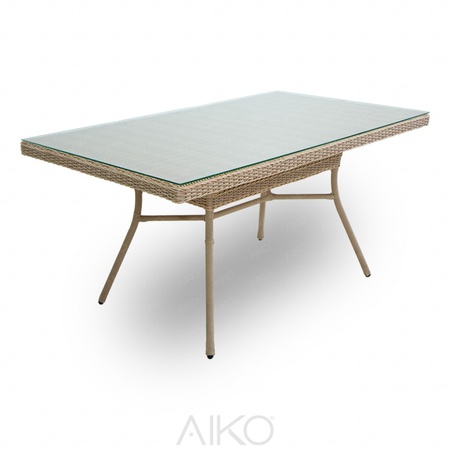 Dikdörtgen yemek masası AIKO VILLA ROSA