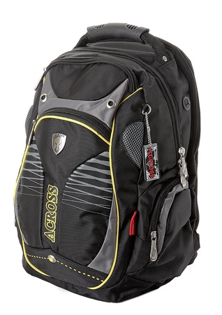 Рюкзак A15-09 Цвет: черный с серой-оливковой отдел