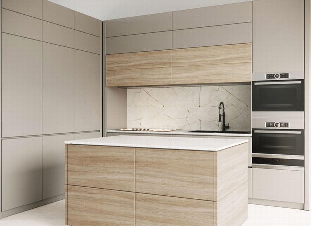 Декор ЛДСП Серый дымчатый