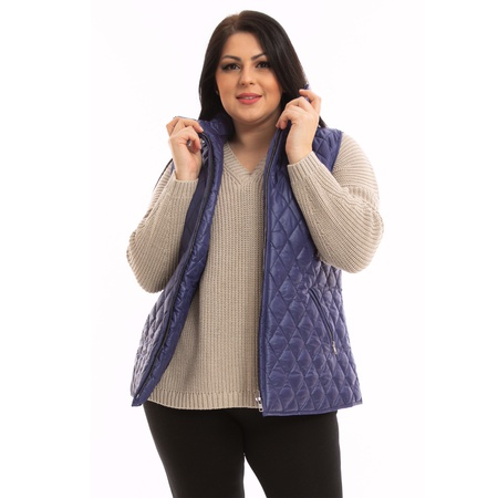 Büyük Beden Kapitone Yelek