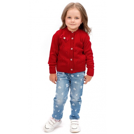 Kızlar için Hırka Takımyıldızı kırmızısı