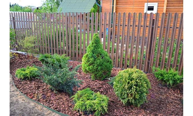 Мульча из коры лиственницы средней фракции 2-6 см