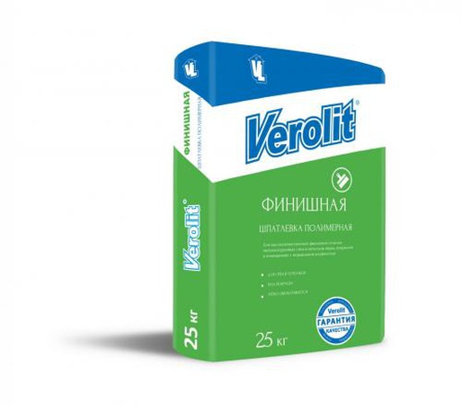 Шпатлевка цементная “Verolit ФИНИШНАЯ” (На цементной основе) - 25 кг
