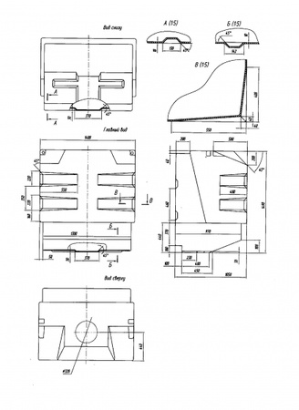 1800 л Пластиковая ёмкость для поливальной машины