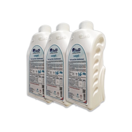 500 мл I&D sept, дезинфицирующее средство для рук и кожи, на спиртовой основе